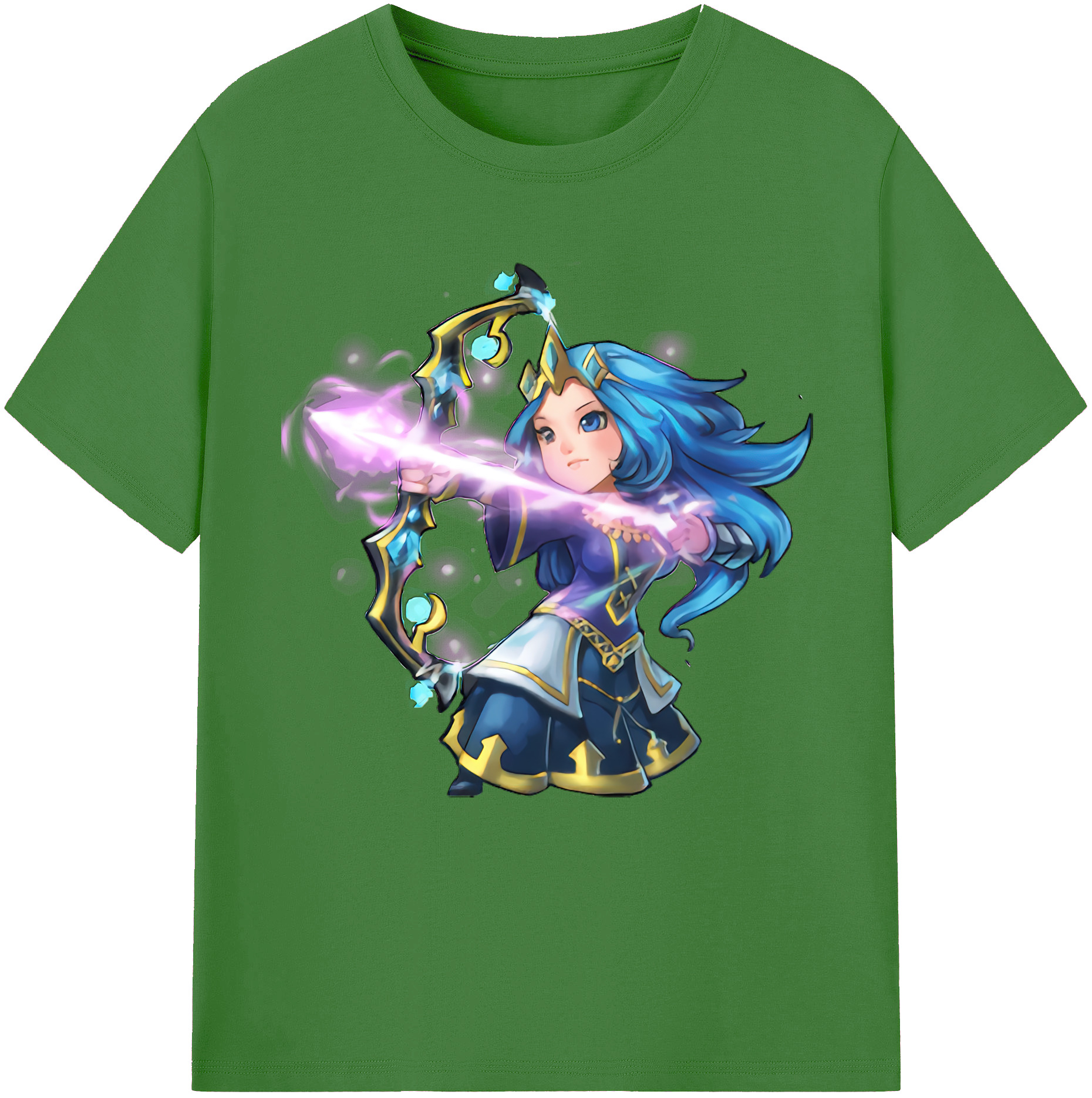 （画像用） リーグ・オブ・レジェンド League of Legends LOL レディースカジュアルプリントTシャツ（綿100％）
